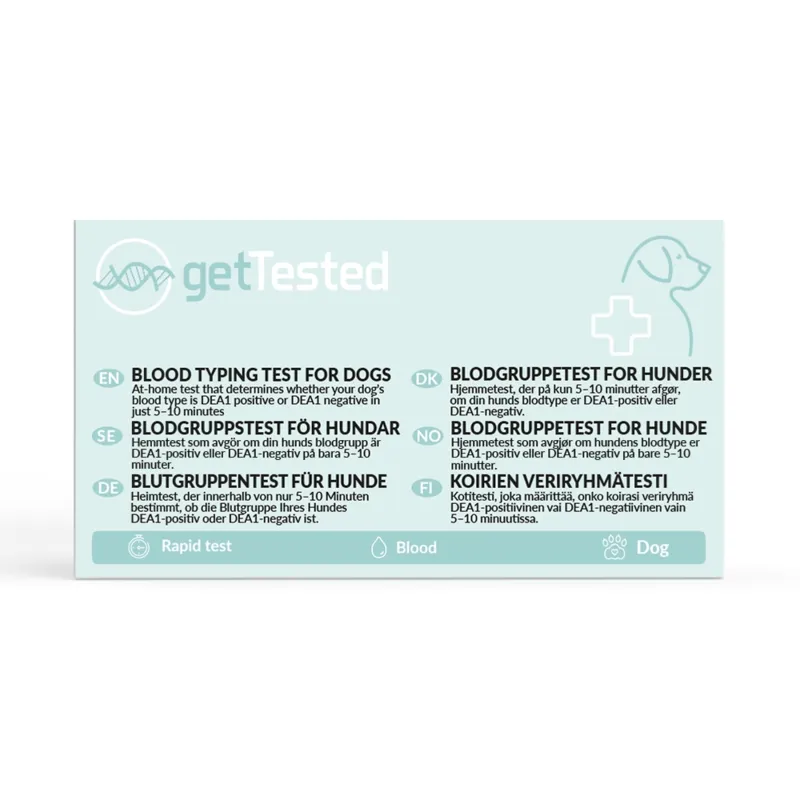 GetTested Blodgruppstest för Hundar
