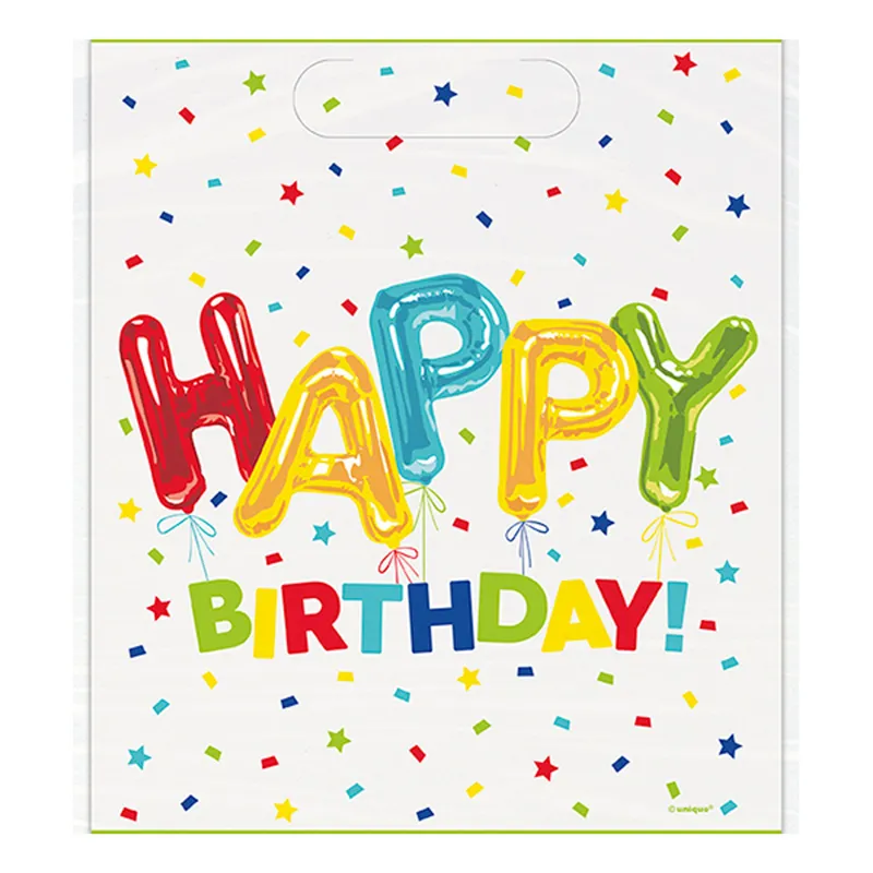 Kalaspåsar Happy Birthday Strössel – 8-pack