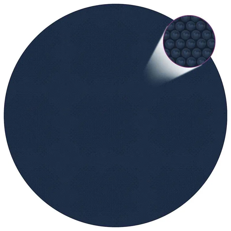 vidaXL Solöverdrag för Pool 488 x 488 cm 0,1 mm Rund 0,1 mm PE