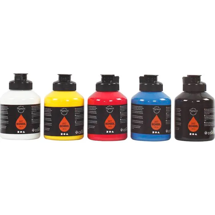 Akrylfärg Pigment 500ml 5st/fp