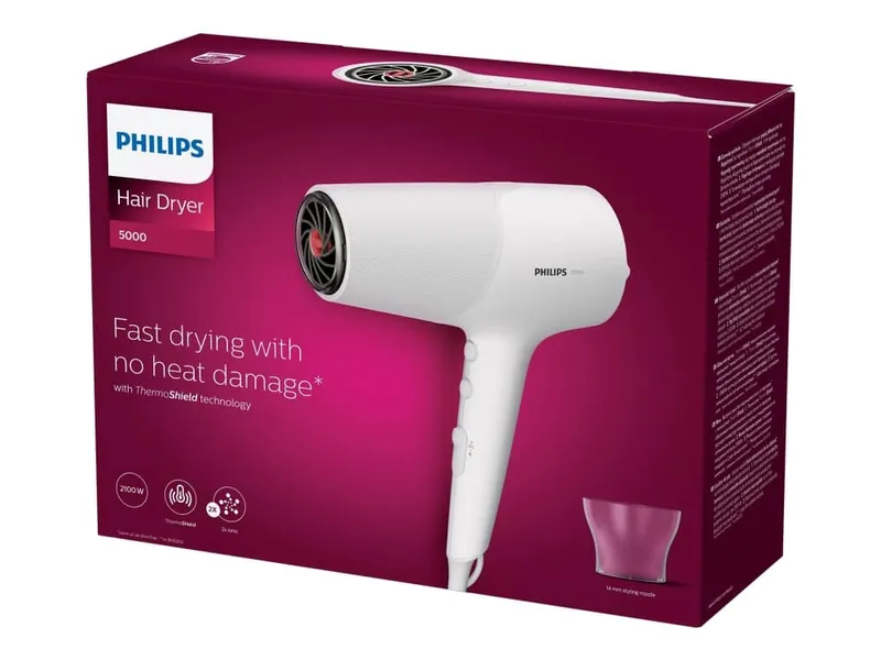 Philips Hårtork 5000 Series - 2100 W