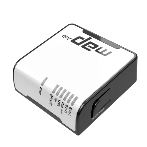 Mikrotik Map Svart, Vit Strömförsörjning Via Ethernet (poe) Stöd