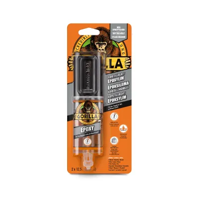 Gorilla Kristallklart epoxilim - 25 ml.