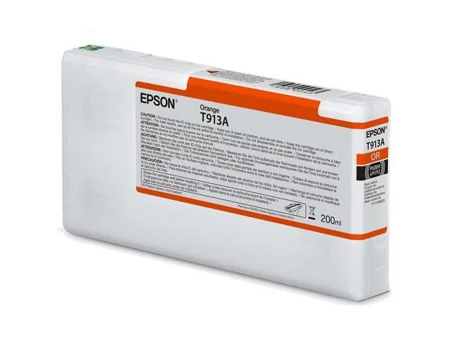 Epson bläckpatron T913A original orange 200 ml