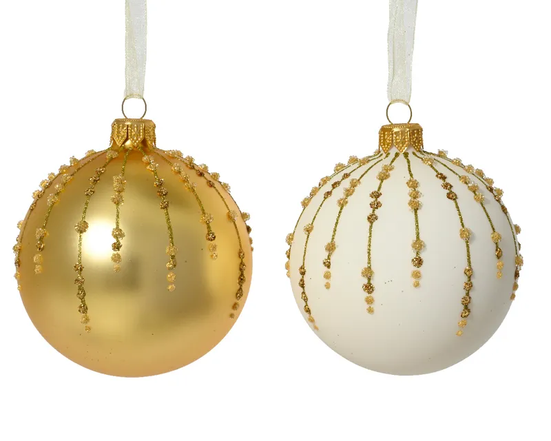 Julkula 8cm (Färg: Guld)