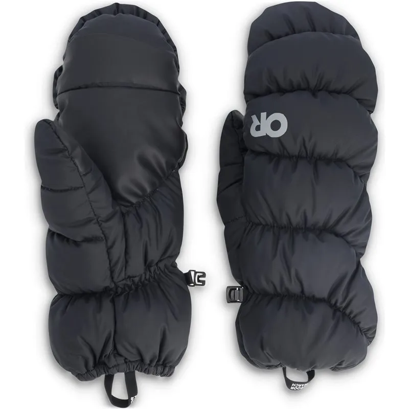 Outdoor Research Men’s Coldfront Down Mitts Solid Black