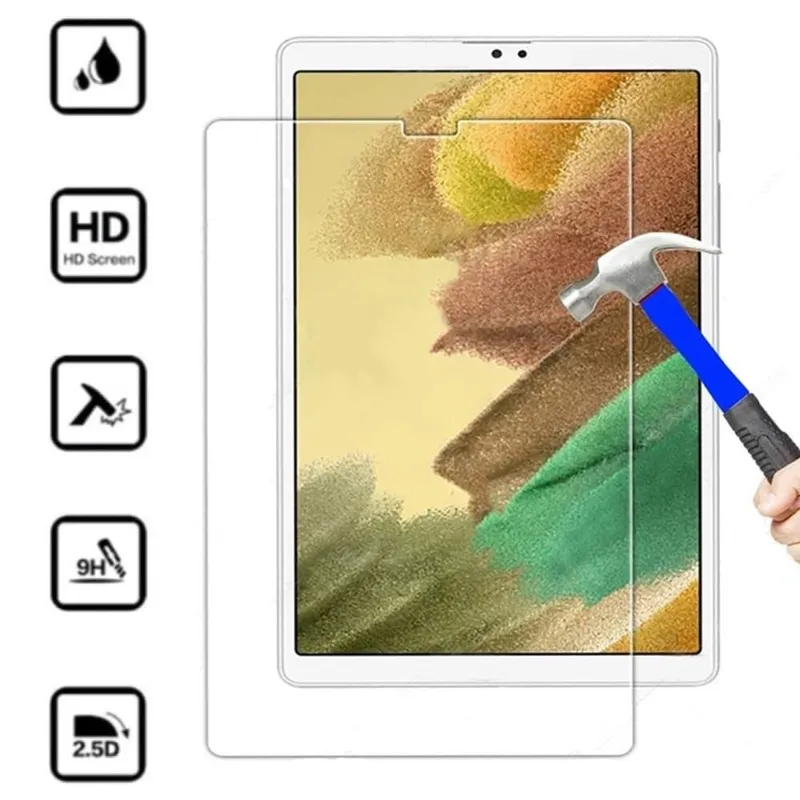 Samsung Galaxy Tab A7 Lite 2021 skärmskydd härdat glas 9H