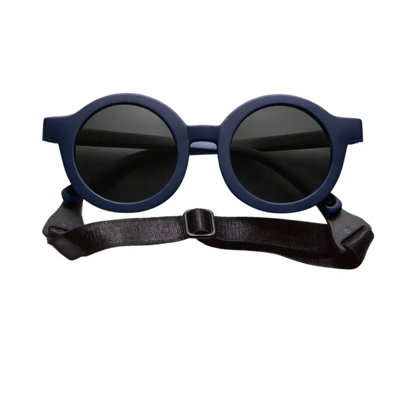 BabyMocs Signature Soft Böjbara Solglasögon Breakproof, Navy, 1,5-8 år
