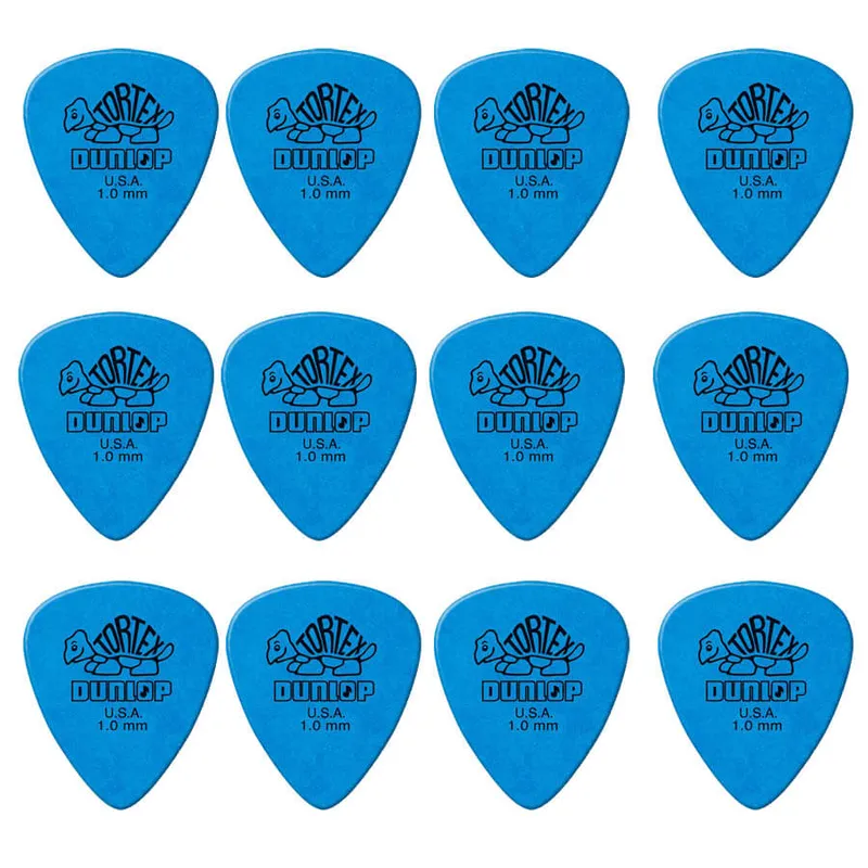 Dunlop Tortex Standard 1,0 mm plektrum (12 st.)