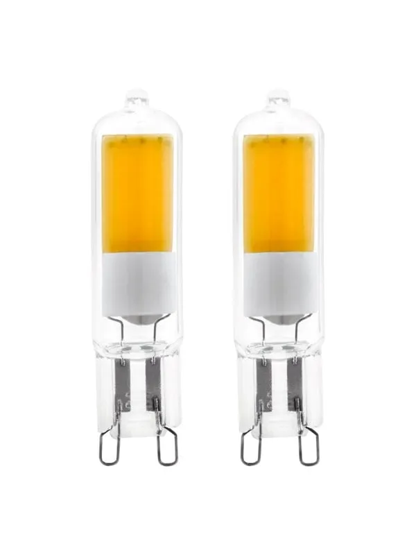 EGLO LED-glödlampa COB 2W/840 200 lumen 2-pack G9
