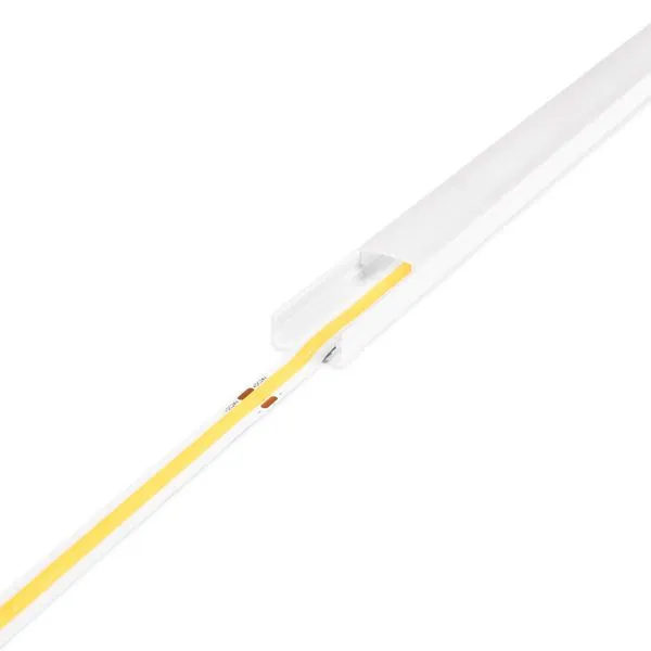 Aluminiumprofil för LED-list AGGE Surface – Ytmonterad, Vit (200 cm)