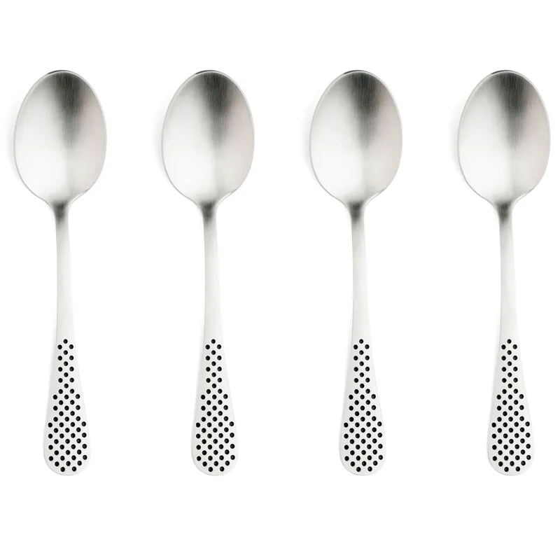 Global Classic kaffesked Rostfritt stål, 12,5 cm, 4-pack