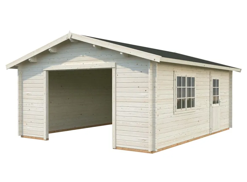 Palmako Roger Garage 29,2 m²/inv. 27,7 m², utan port, obehandlad
