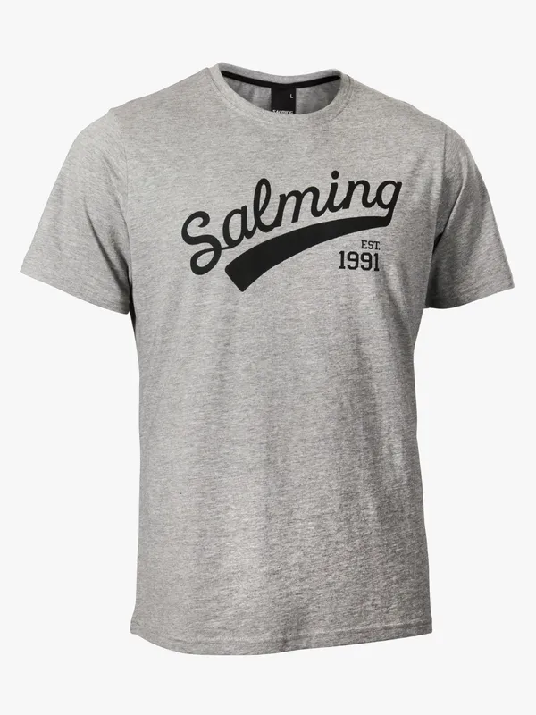 Salming Logo Tee JR T-shirt, Grey 128