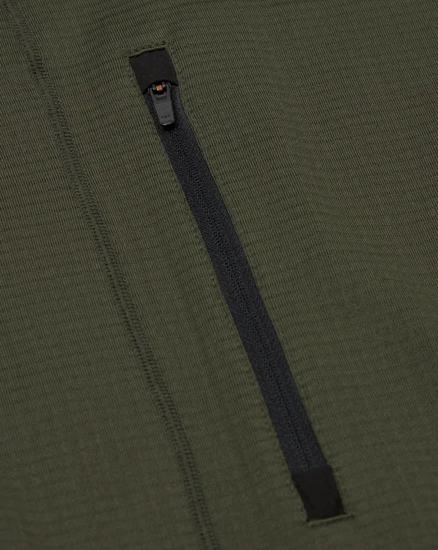 ID Cardigan Stretch Comfort Oliv (#7735)