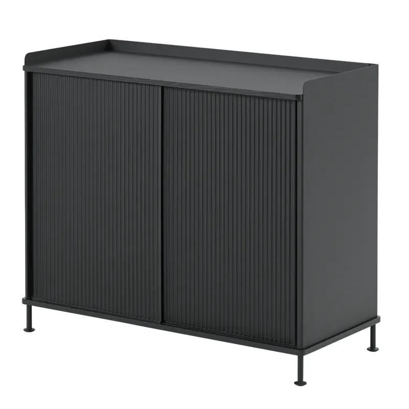 Muuto, Enfold Sideboard 100 x 45 cm - Black Anthracite Black