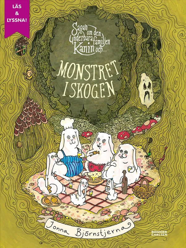 Sagan om den underbara familjen Kanin och monstret i skogen, E-bok