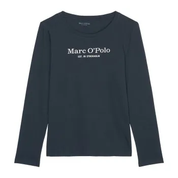 Marc O Polo Long Sleeve Shirt Marin bomull Small Dam