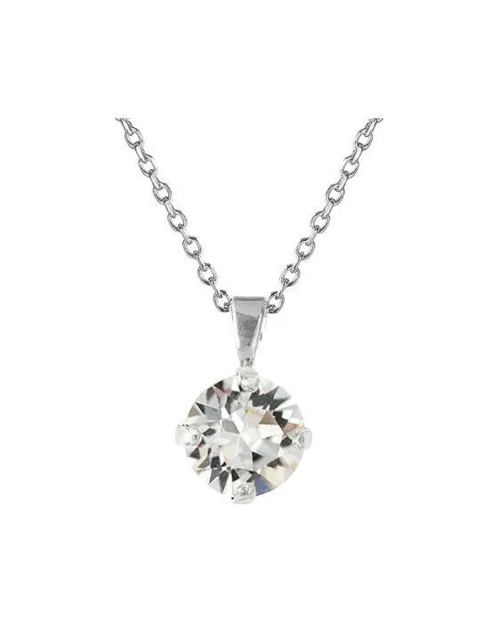 Classic Petite halsband crystal rhodium