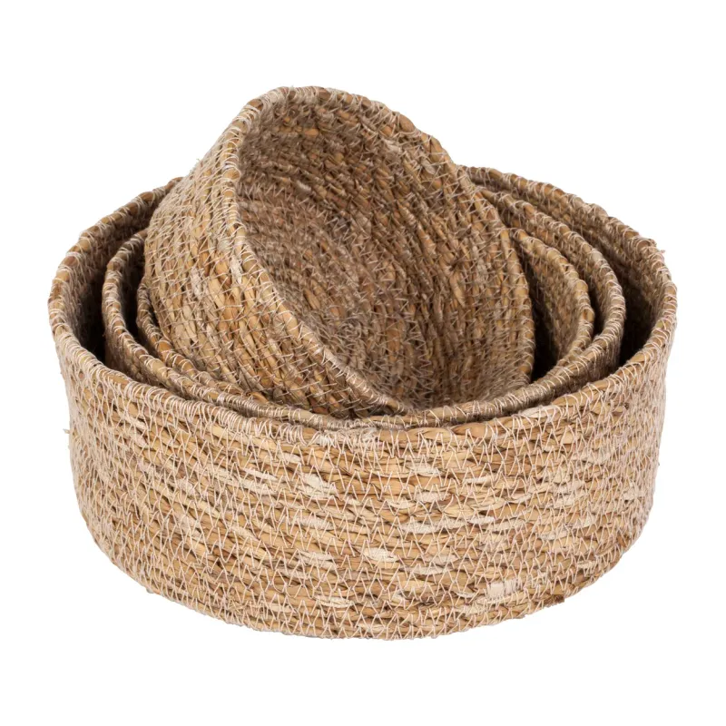 Dixie Emil seagrass korg small 4-pack Natur