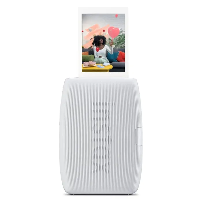 Fujifilm instax mini Link 3 – Skrivare – färg – LED – 85 x 54 mm – kapacitet: 10 foton – Bluetooth 5.1 – lervitt