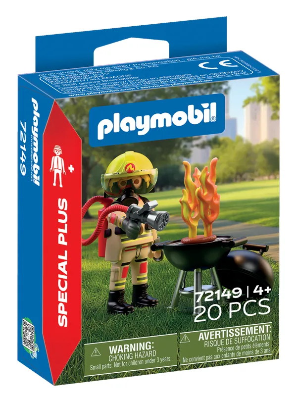 Playmobil SpecialPlus – Brandman med imaginär eld 72149 – 20 dec