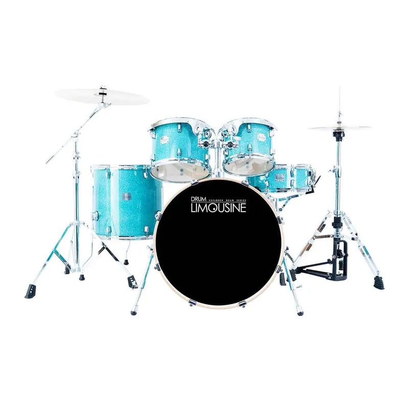 Drum Limousine Explorer 22 TS trumset turquoise sparkle