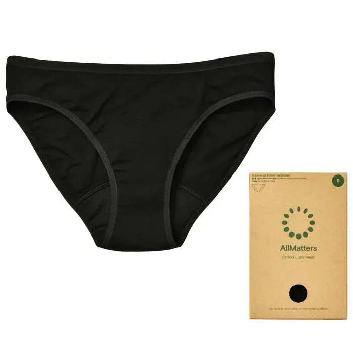 Period underwear / Menstrosor bikini svart S