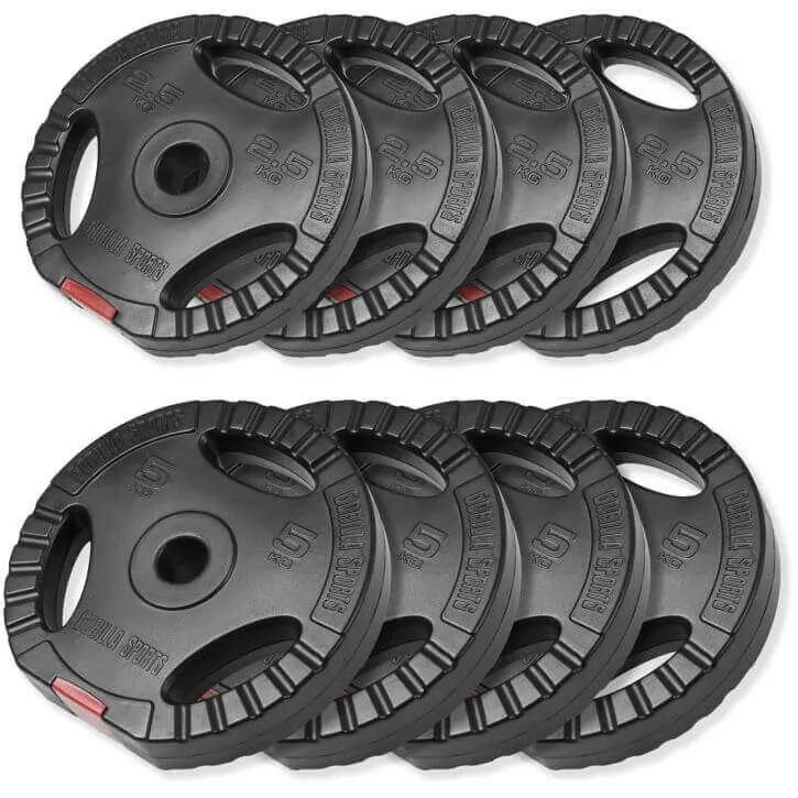 Viktskivor PRO Trigrip 4x5kg 4×2,5kg