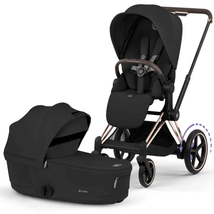 Cybex E-Priam 2026 Duovagn Rosegold/Sepia Black