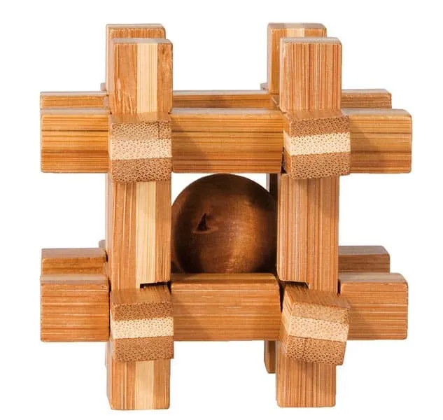 Knep & Knåp, Bambu-3D-pussel – Gallerbox – Svårighetsgrad 2