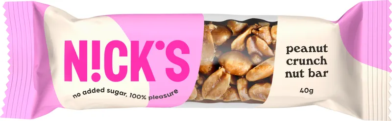 Nicks Nut Bar, Peanut Crunch, 1 st