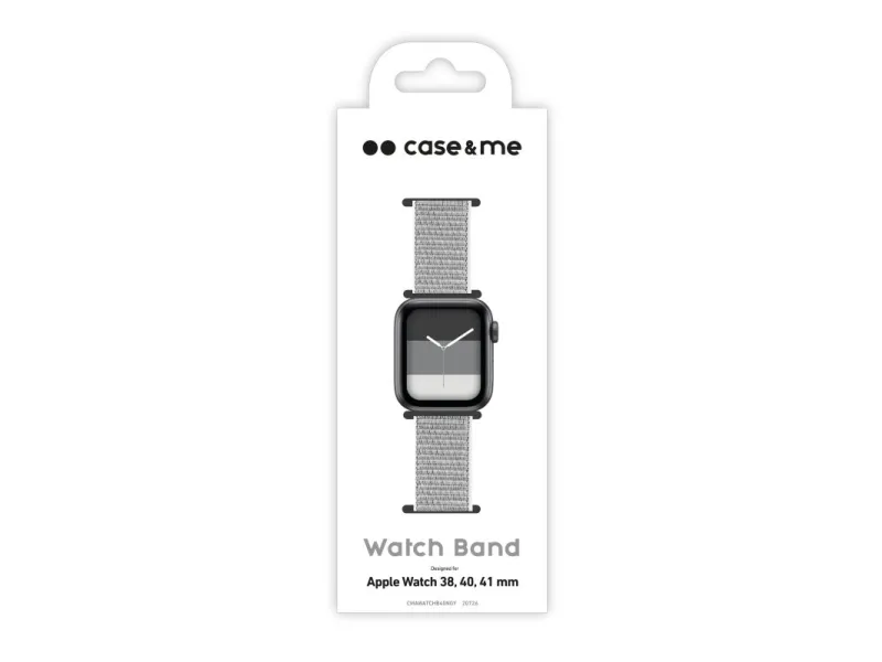 CASE&ME SBS rem armband Apple Watch® - 38/40/41 mm - Grå