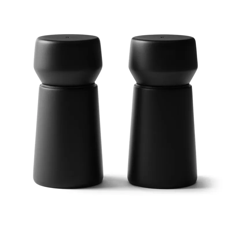 Crushgrind Amsterdam salt- och pepparkvarnset Black, FSC beech, 2 delar