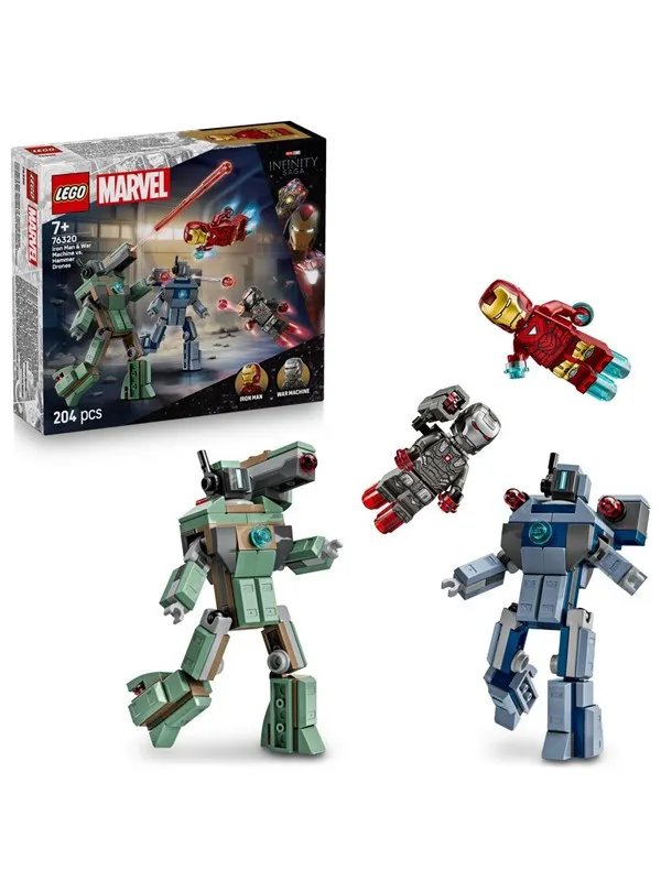 LEGO - Super Heroes - Iron Man & War Machine mot Hammer Drones (76320)