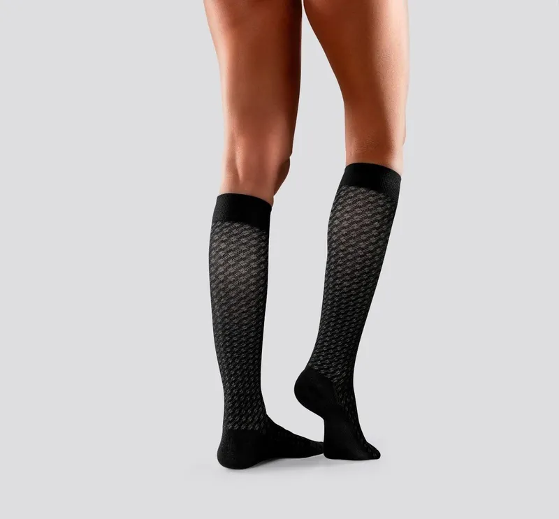 Mabs cotton knee black/grey s 1 par