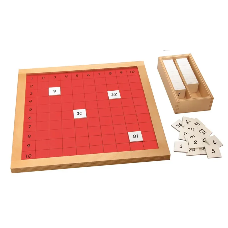 Multiplikationsbräde – Montessori