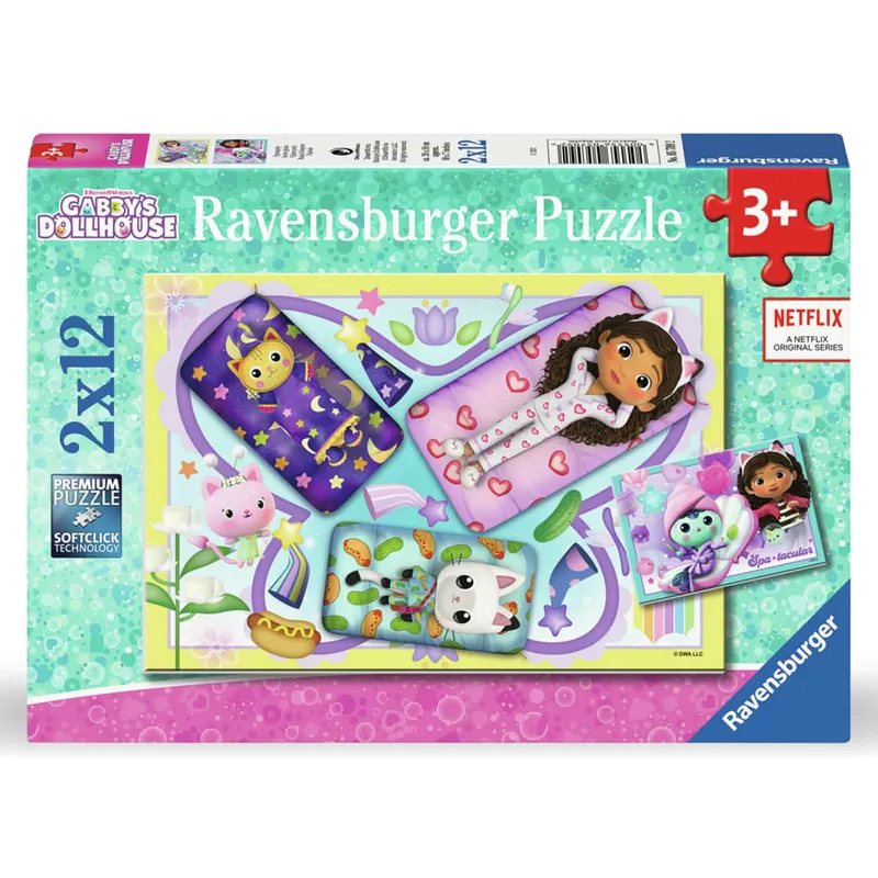 Ravensburger Barnpussel – Gabby’s Dockhus 2×12 Bitar