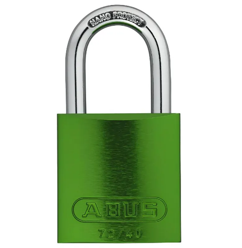 ABUS 72/40 Hänglås 74 x 39 mm, härdad bygel Grön