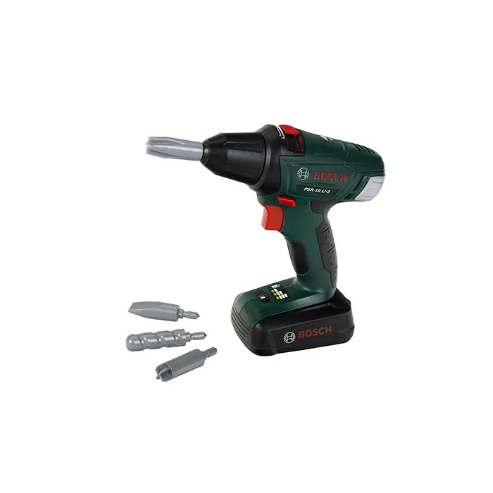 Bosch Mini Stor Borrmaskin/Skruvdragare m. Ljus/Ljud - Leksaker