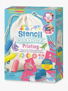 Pysselset Textiltryck Stencil Backpack Printing 4M