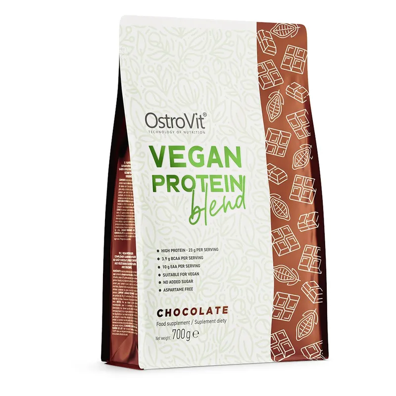 OstroVit – Vegan Protein Blend, Choklad, 700 g