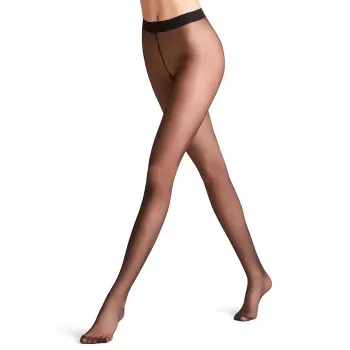 Falke Strumpbyxor Women Seidenglatt 15 Den Tights Svart polyamid S/M Dam