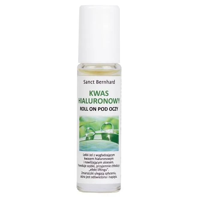 Krauterhaus Sanct Bernhard – Hyaluronsyra Roll-on för Ögonområdet, 10 ml