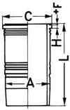 Cylinderfoder KOLBENSCHMIDT 89534110