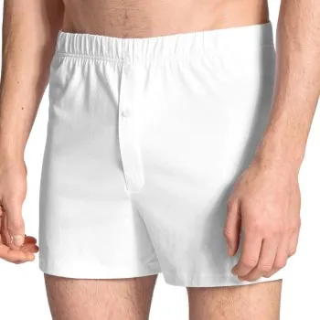 Calida Kalsonger Cotton Code Boxer Shorts With Fly Vit bomull X-Large Herr