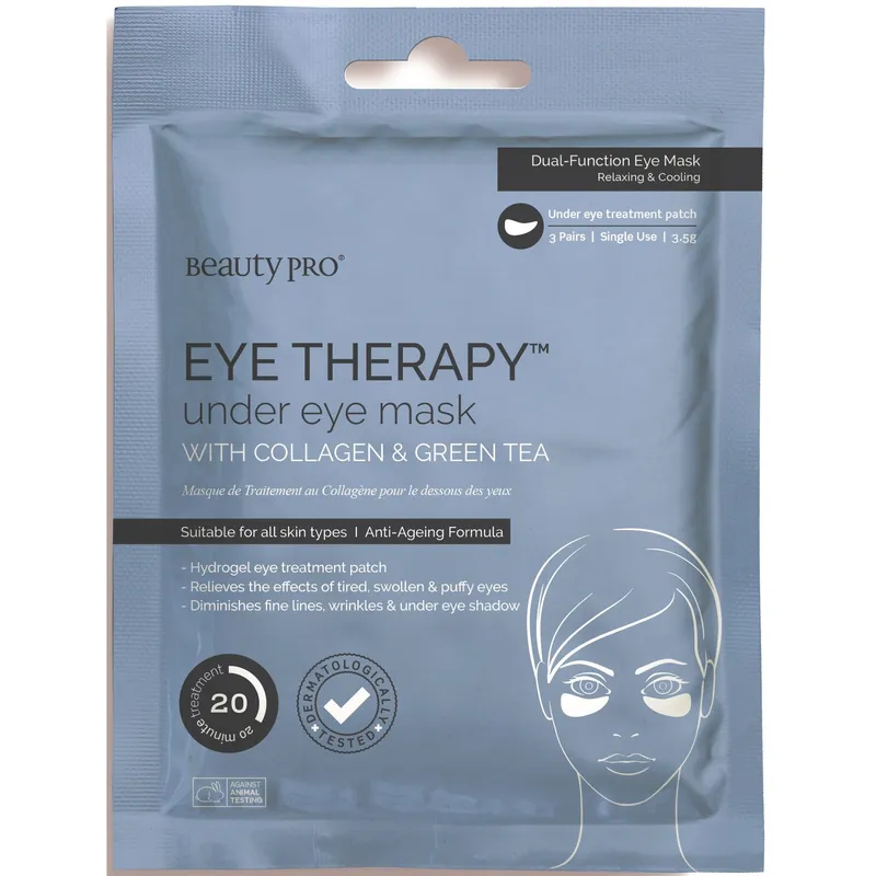 Beauty PRO Eye Therapy Under Eye Mask With Collagen & Green Tea
