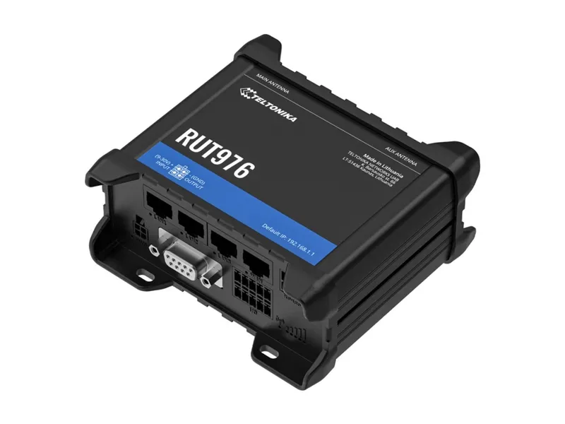 Teltonika RUT976 RedCap Router (RUT976000000 / Standard package with Universal PSU) - Wireless router N Standard - 802.11n