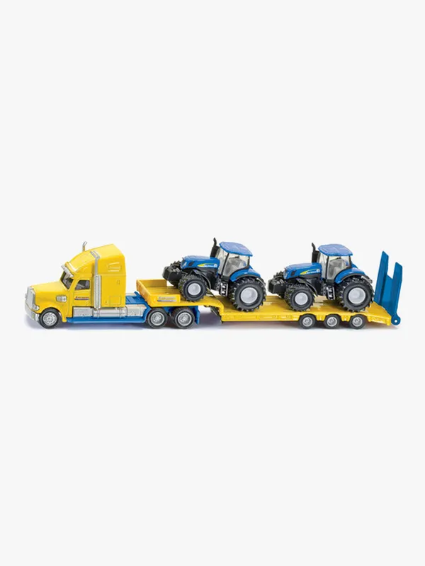Siku Lastbil m. Traktorer - 1:87 - New Holland-traktorer