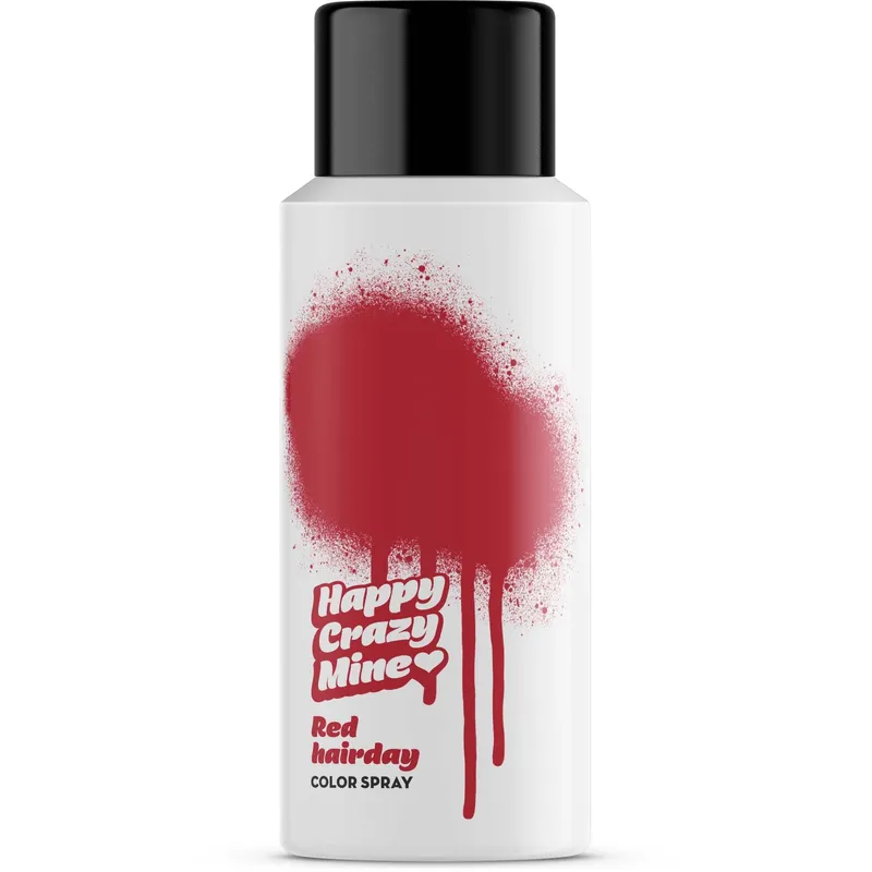 Happy Crazy Mine Color Spray Red Hairday 100ml